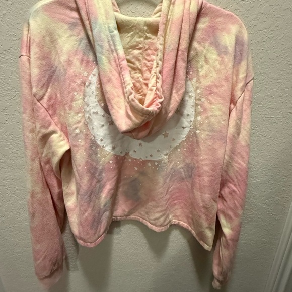 Star Wars Women's Semi Crop Pastel Tie-Dye Hoodie Size XL - Picture 6 of 8